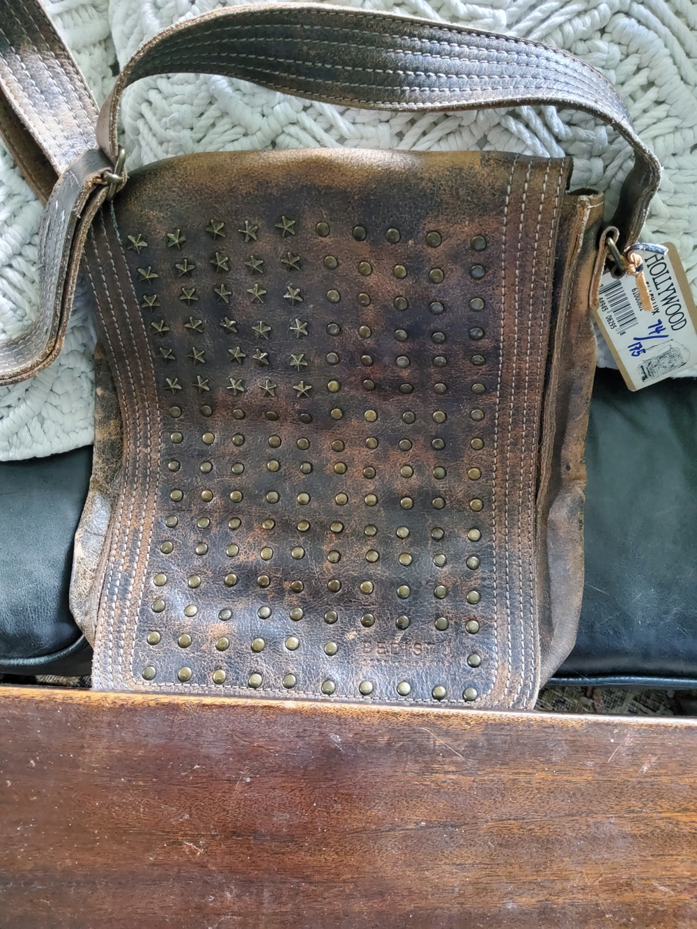 Bed Stu Hollywood studded Crossbody Nwt